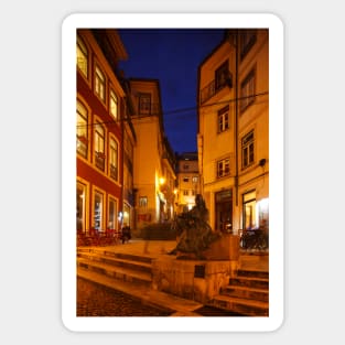 Alley, stairs, old town, Coimbra, Beira Litoral, Regio Centro, Portugal Sticker